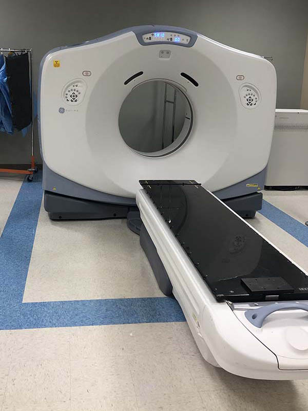 CT scan machine